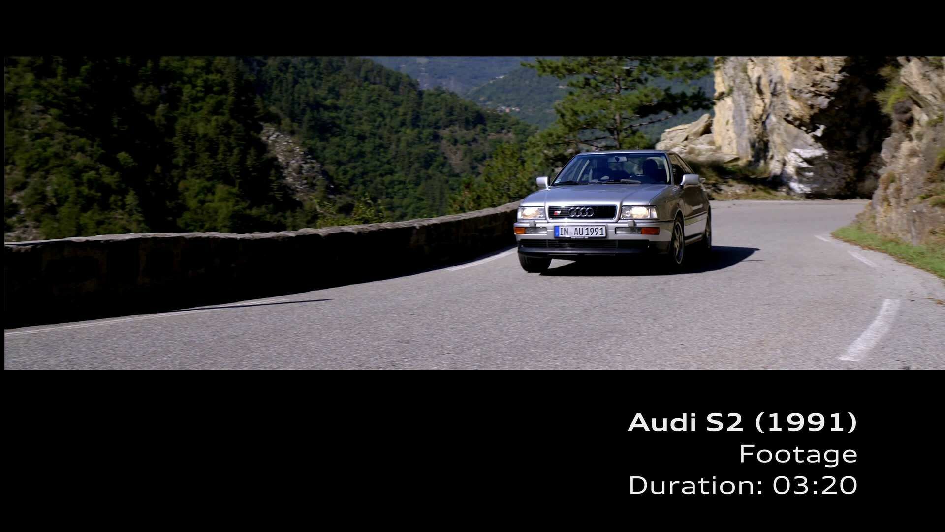 Footage: Audi S2 (1991)