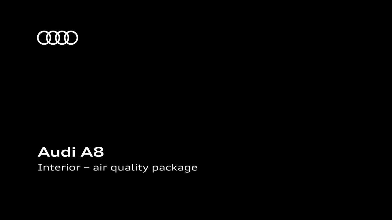 Animation Audi A8 L   Air quality package EN