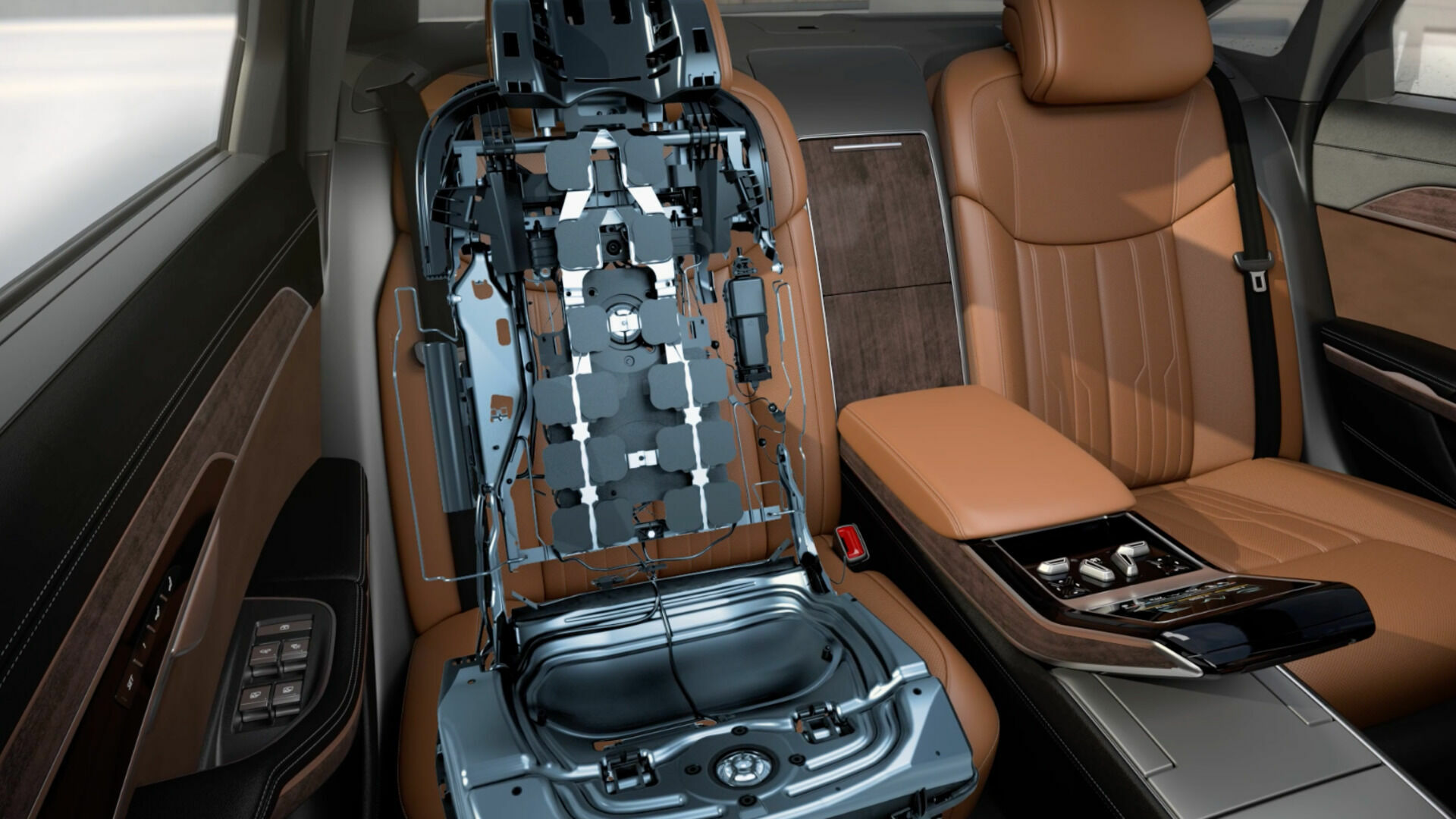 Animation: Relaxation seat and massage function in the new Audi A8 L