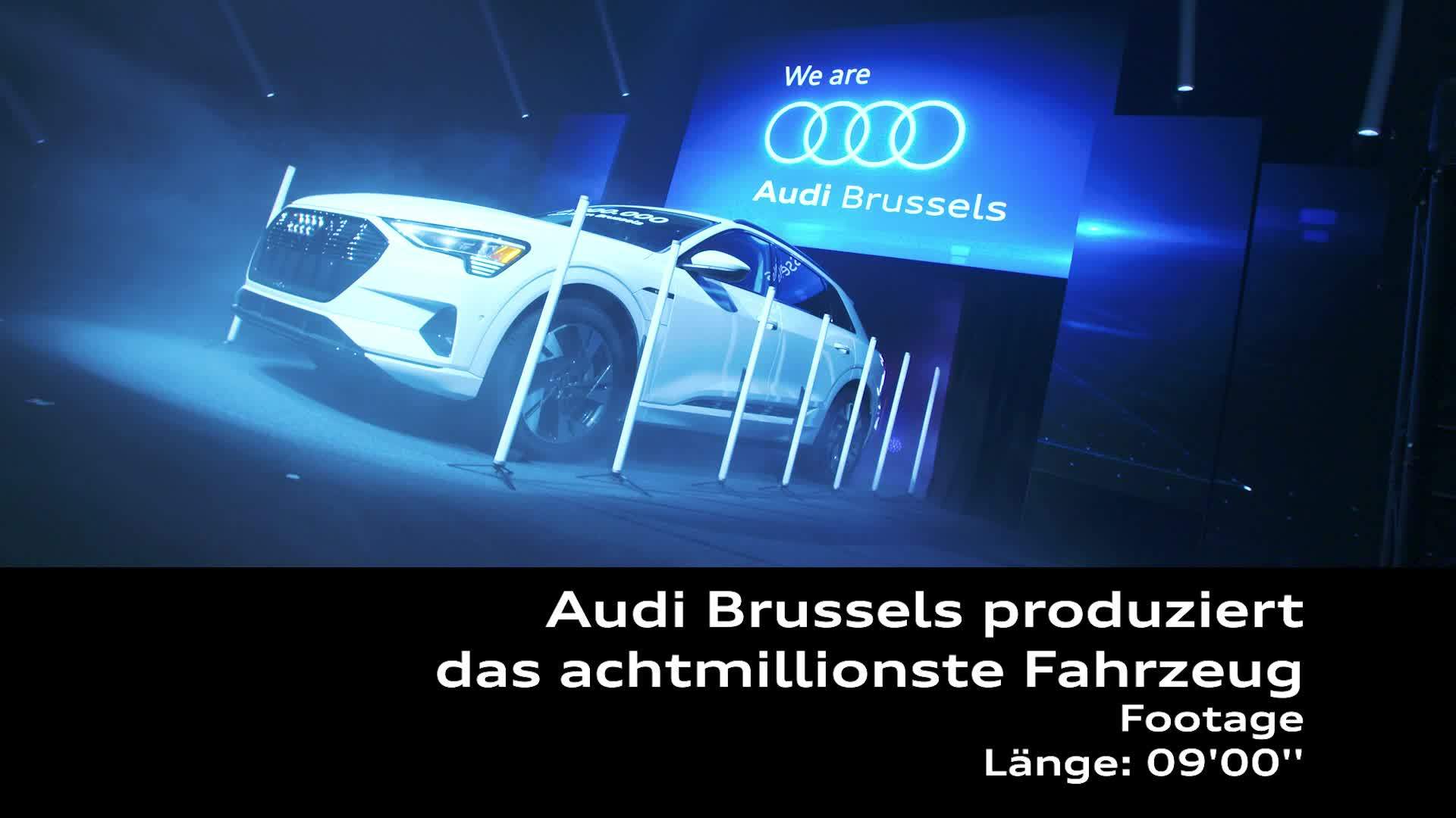 Footage Audi Brussels manufactures its eight millionth car Video