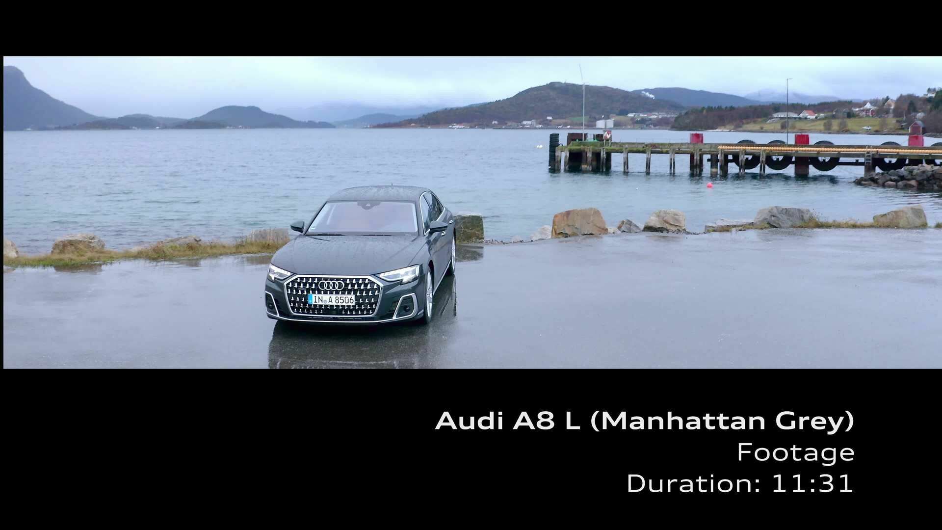 Footage: Audi A8 L 60 TFSI quattro (in Norwegen)