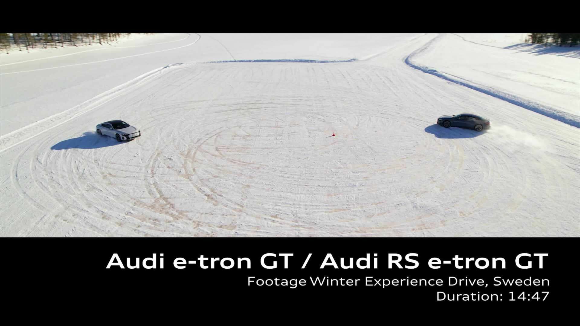 Footage: Audi e-tron GT und Audi RS e-tron GT
