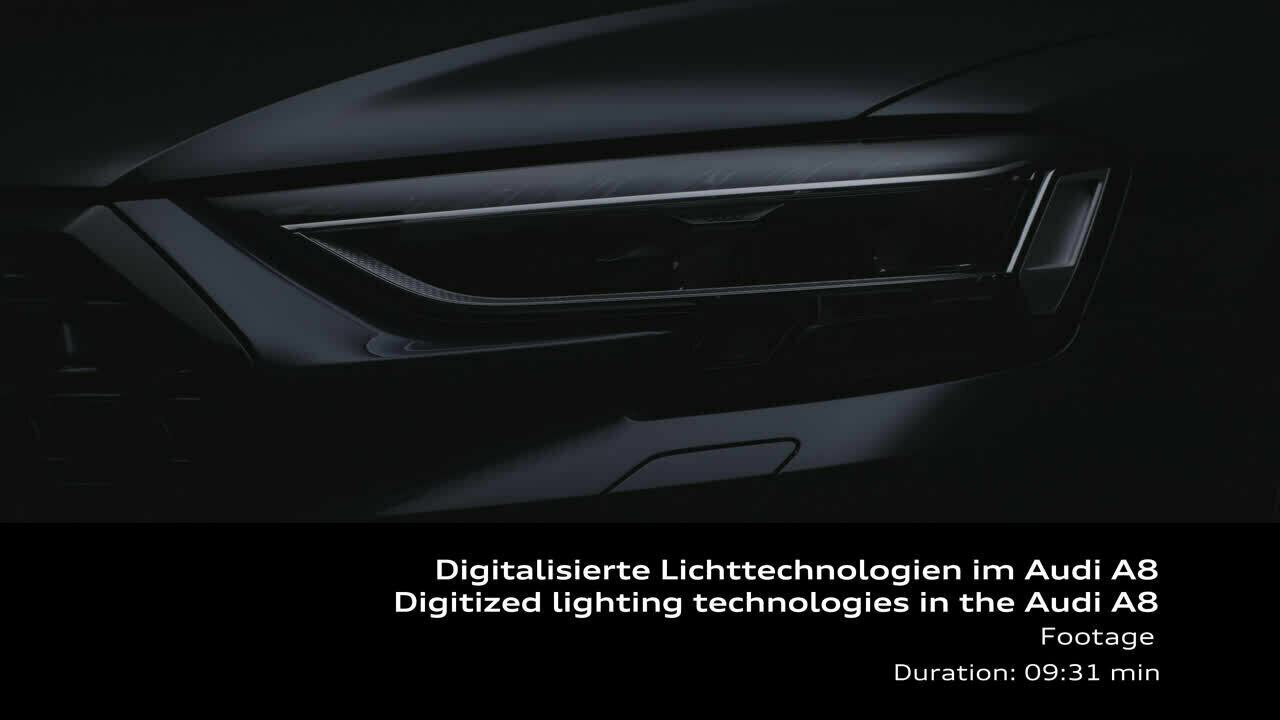 Audi TechDay Digital Light Footage DE