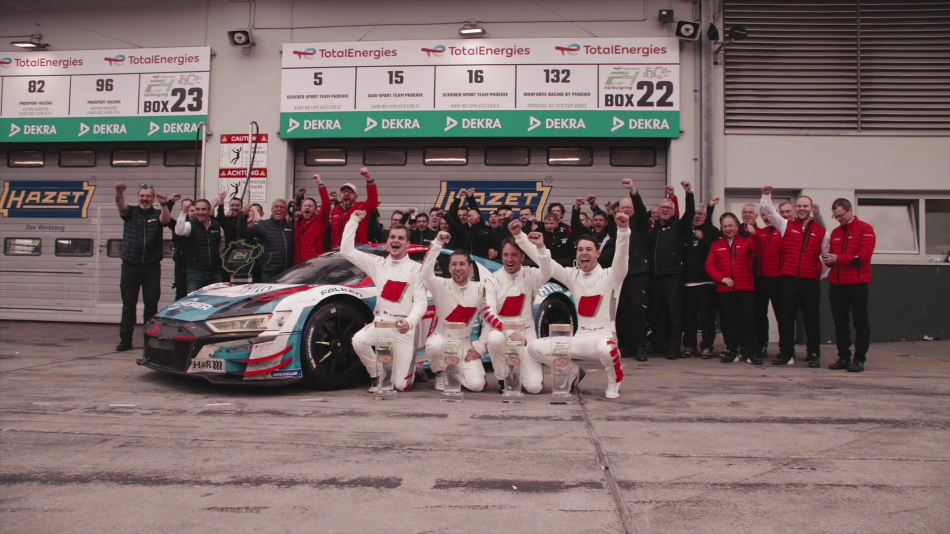 Audi triumphs in 24-hour anniversary race