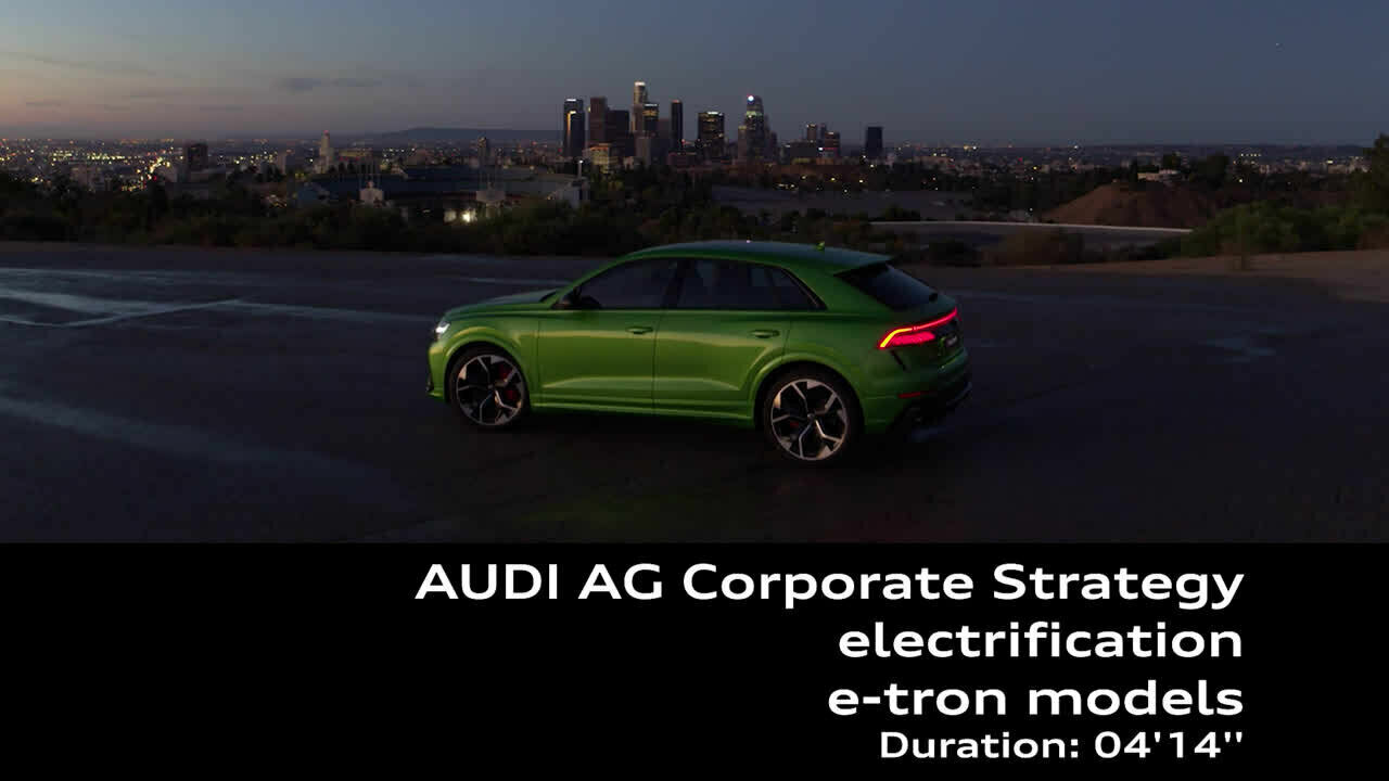 Footage: Audi Corporate Strategy – Elektrifizierung & e-tron Modelle