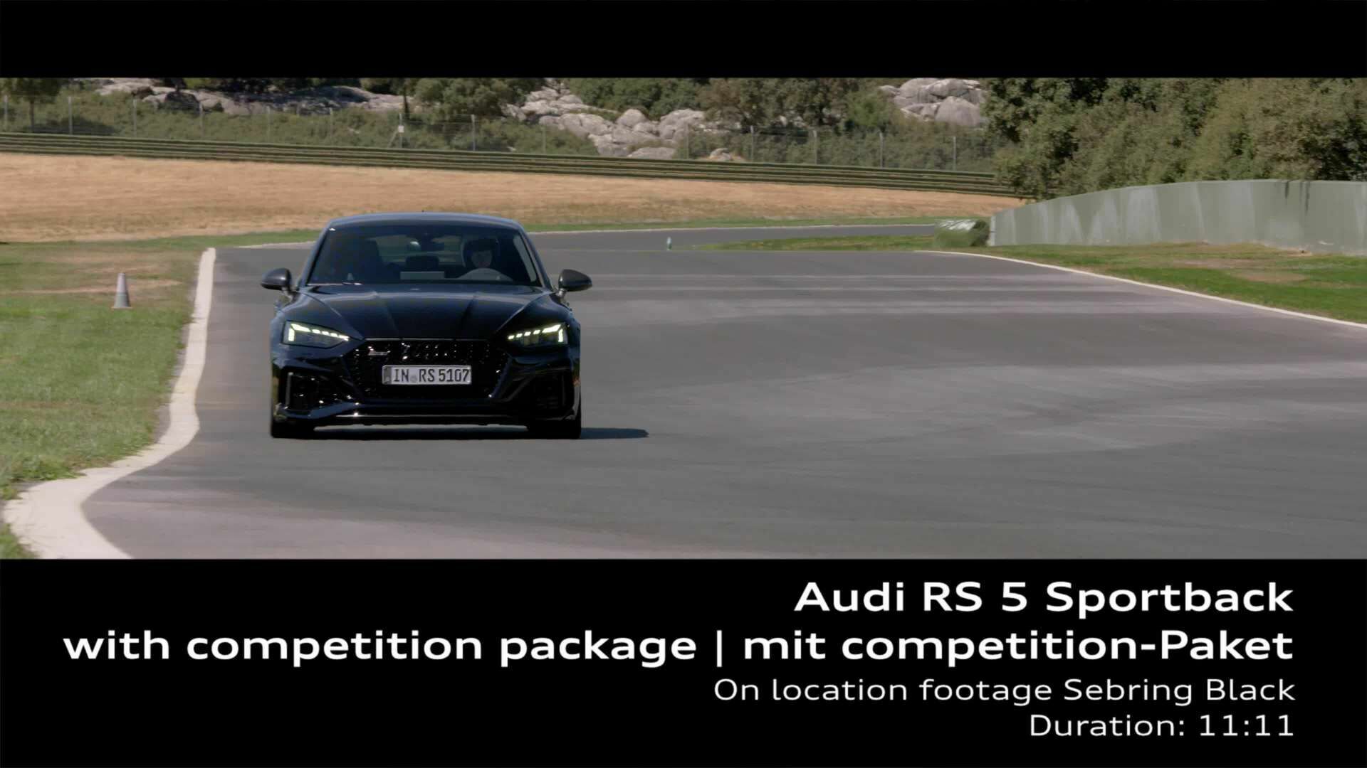 Footage: Audi RS 5 Sportback with competition plus package