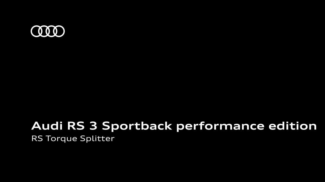 Animation Audi RS 3 performance edition – RS Torque Splitter DE
