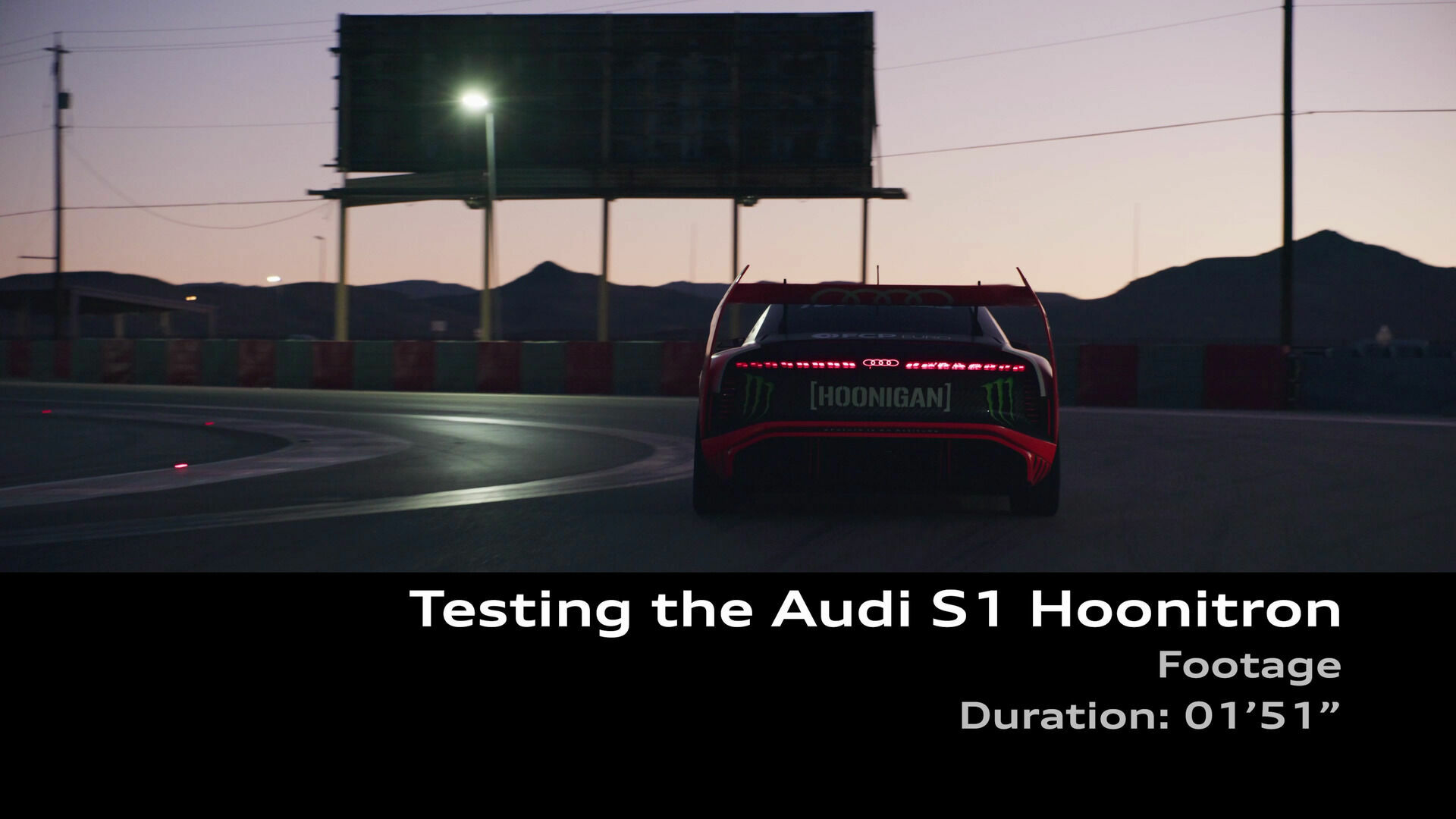 Footage: Audi S1 Hoonitron