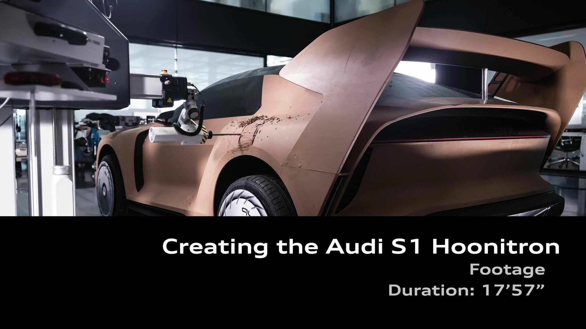 Footage: Ein Rennwagen von Audi, wie es ihn noch nie gab