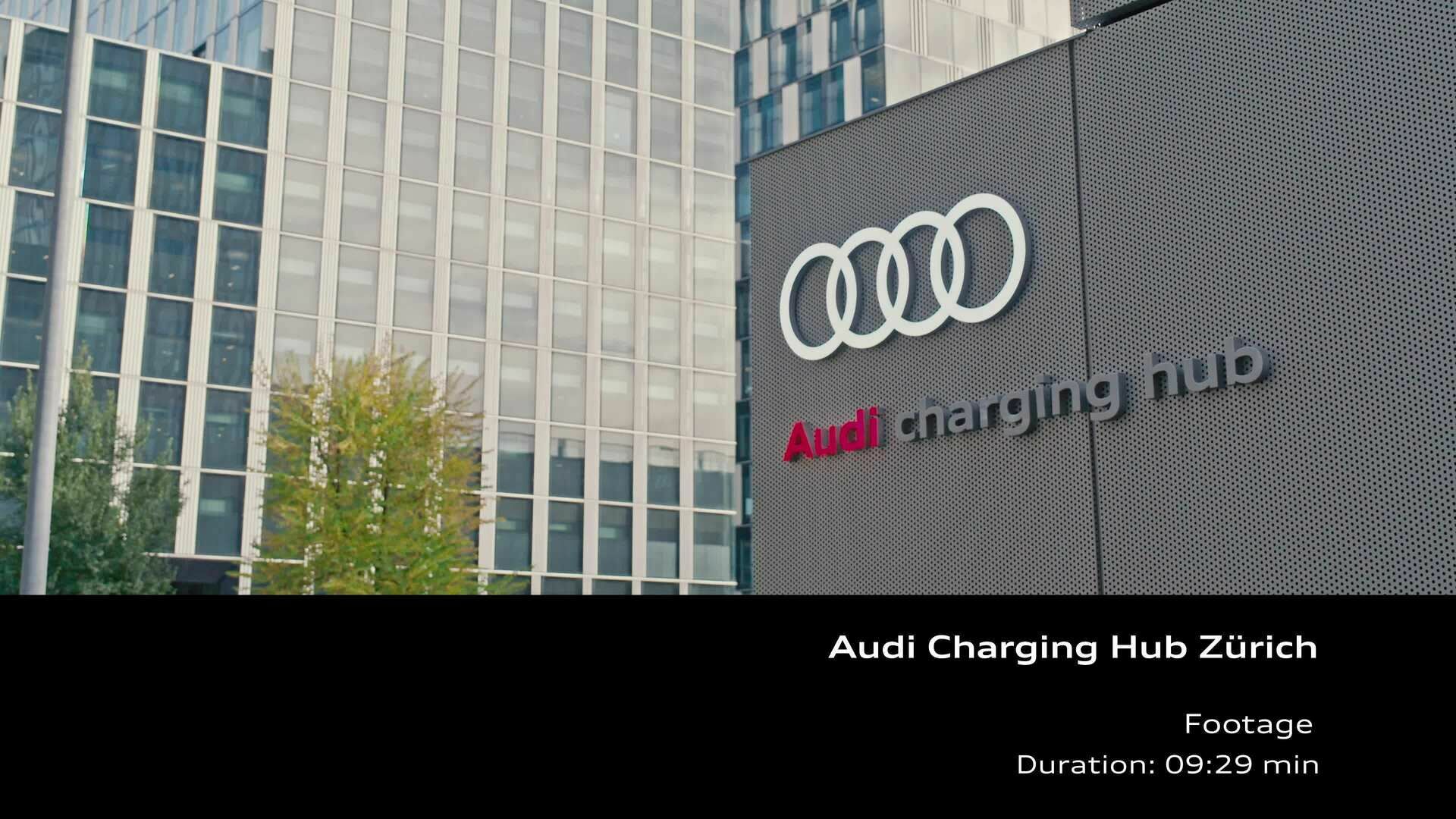 Footage: Audi Charging Hub Zürich