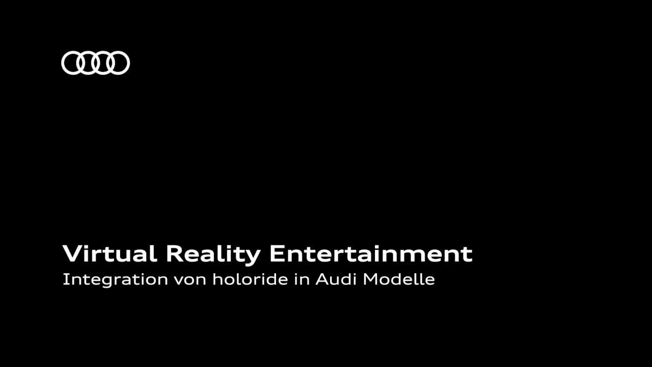 Animation: Audi Q8 Sportback e-tron – Virtual Reality Entertainment - DE