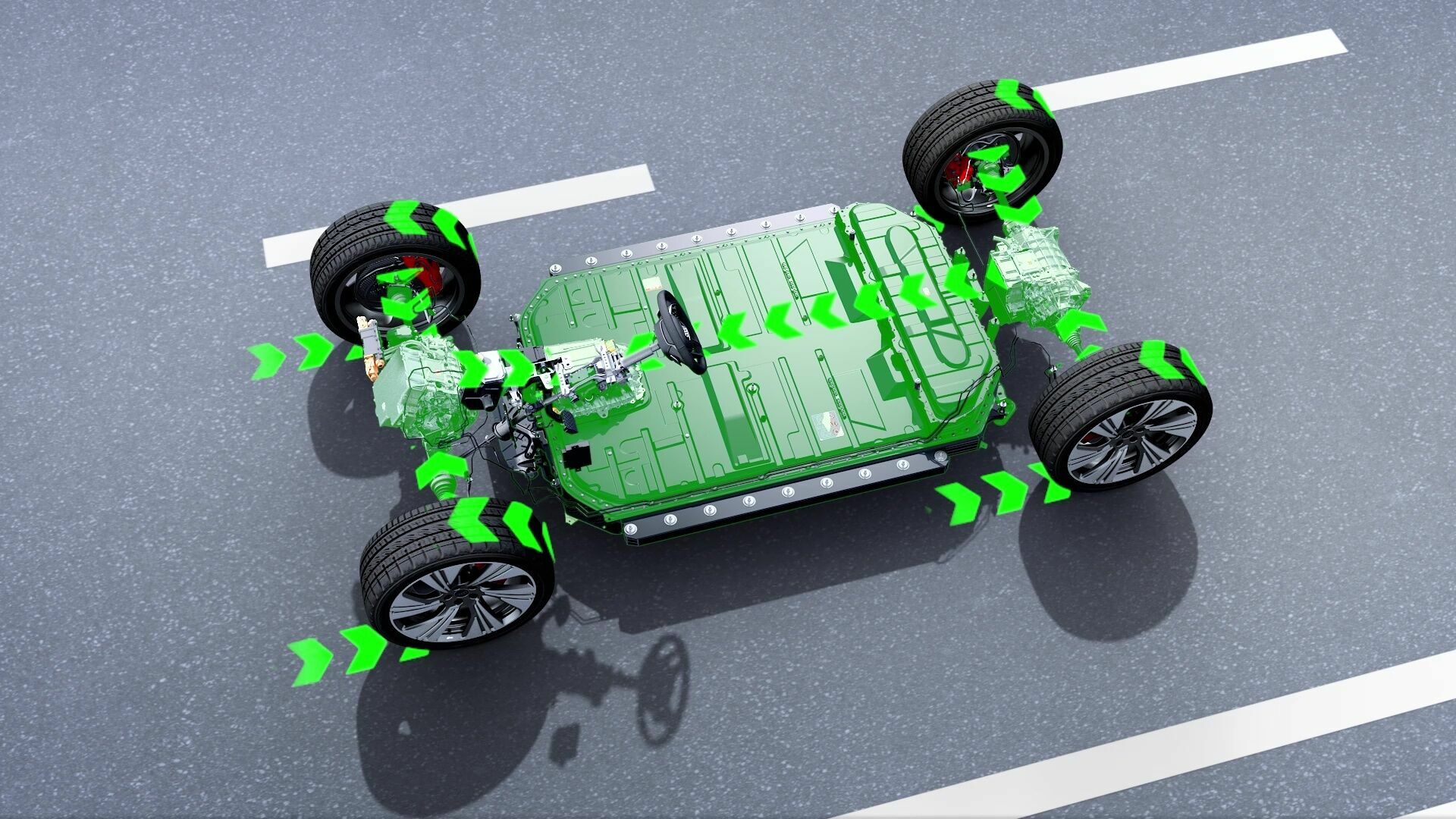 Animation: Audi Q8 Sportback e-tron – Recuperation