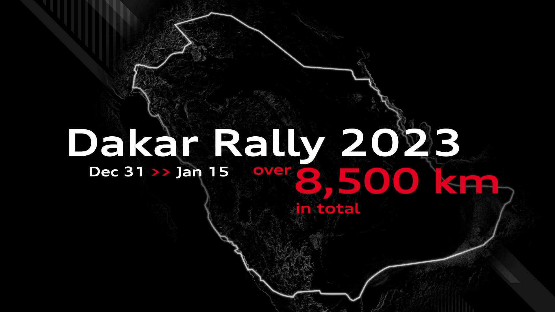 Rallye Dakar 2023: Die gesamte Route