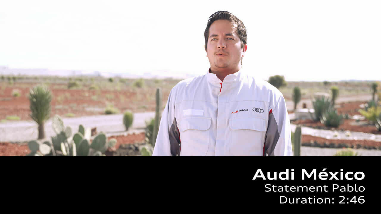 Footage: Water treatment and sustainability at Audi Mexiko