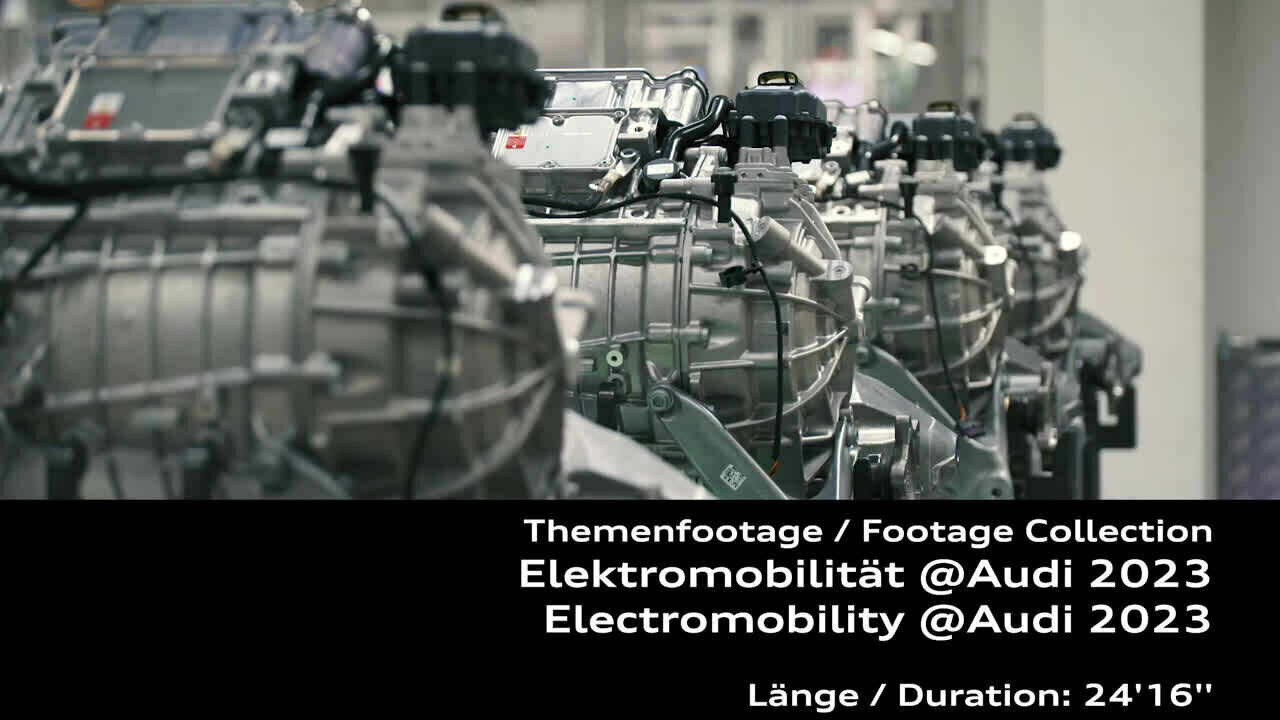 Footage: Elektromobilität @Audi 2023 – HD
