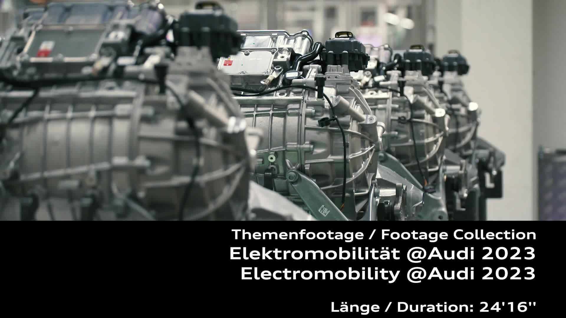 Footage: Elektromobilität @Audi 2023