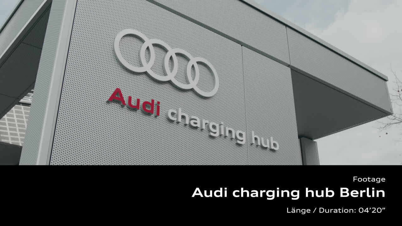Footage: Audi charging hub Berlin