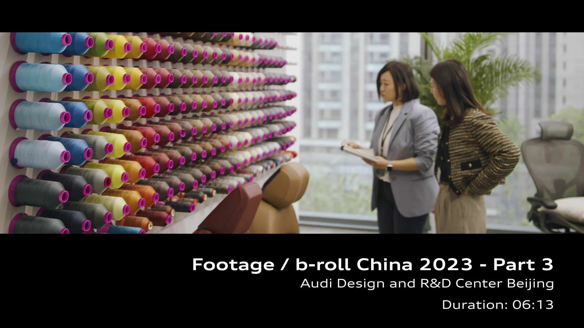 Footage: Auto Shanghai 2023 – Audi Design and R&D Center Beijing