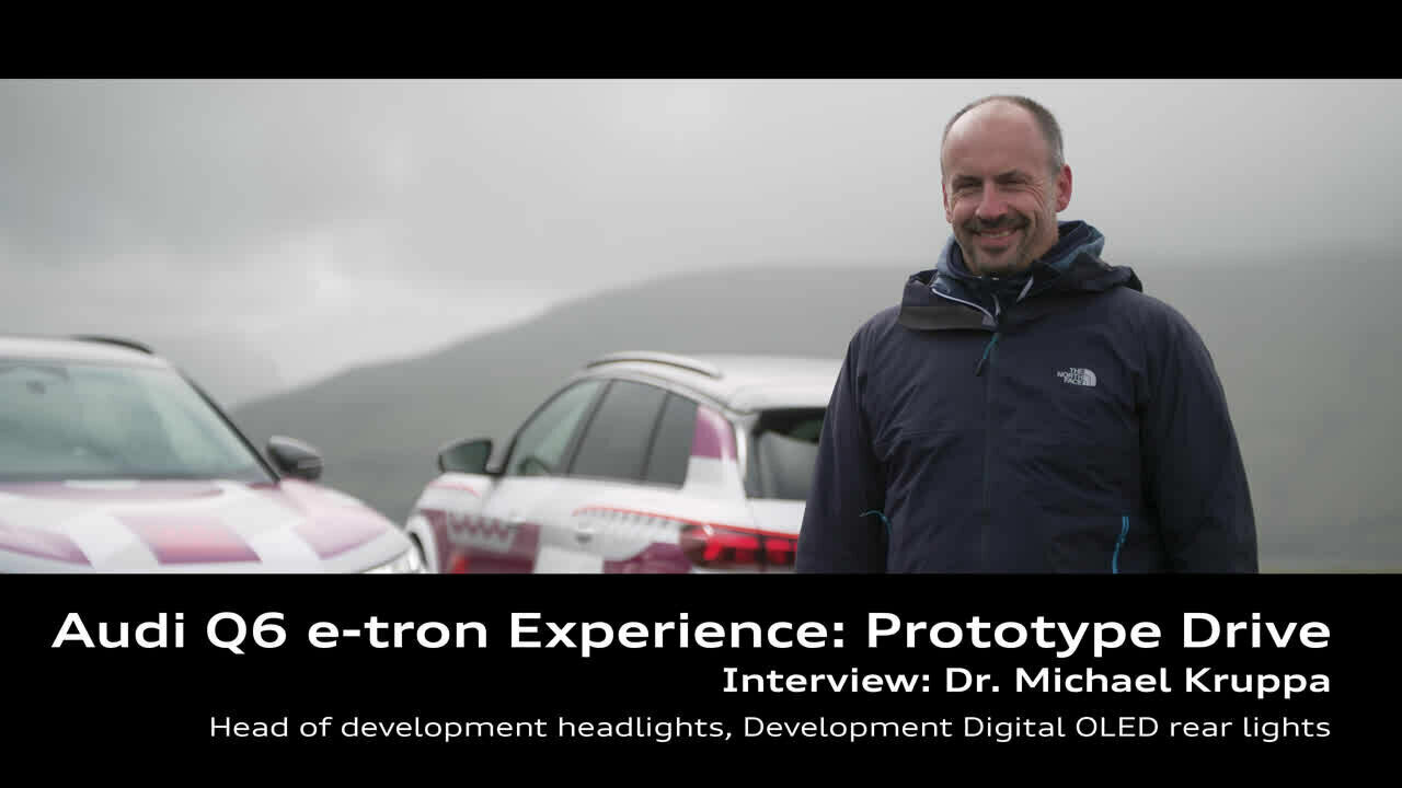 Audi Q6 e-tron Experience - Interview Michael Kruppa -EN - with charts - UHD