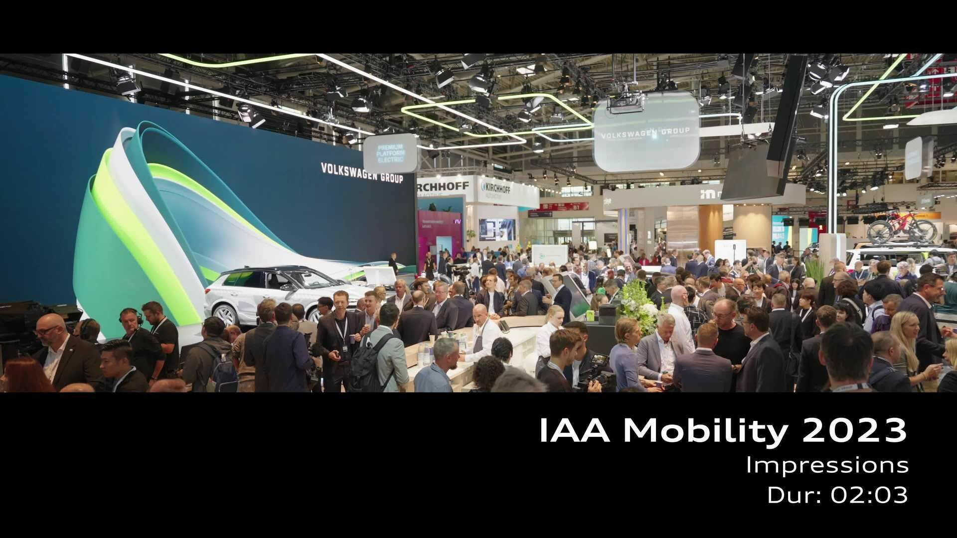 IAA Mobility München 2023 Impressionen – Footage