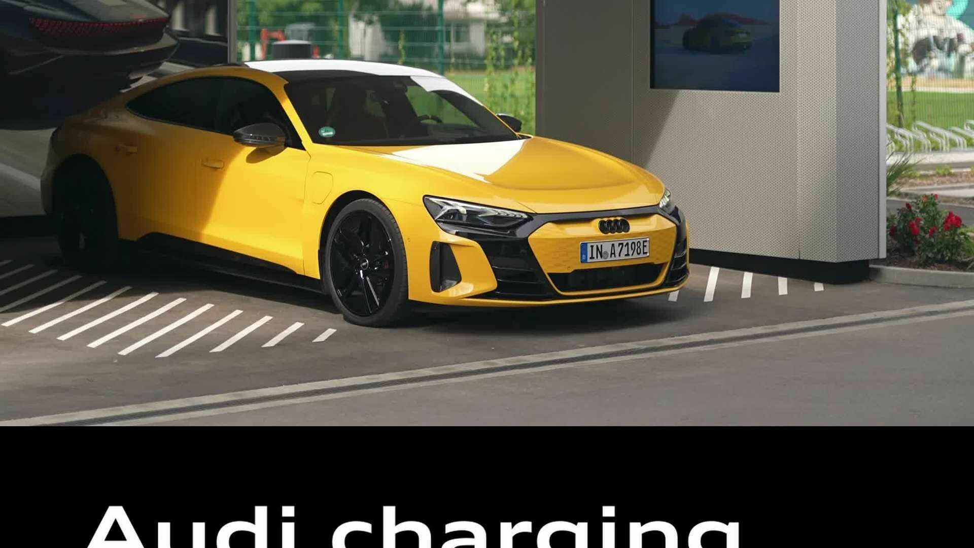 Audi charging hub Munich – Footage (vertical)