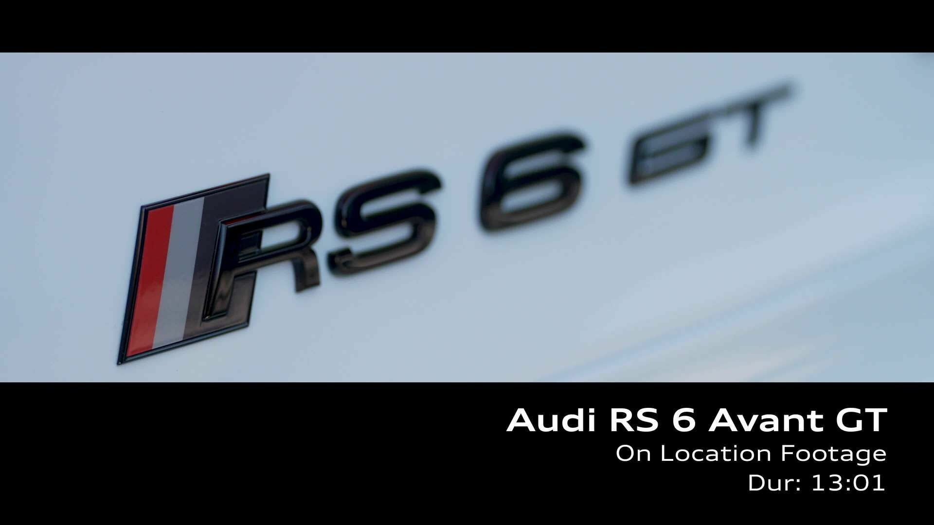 Audi RS 6 Avant GT – Footage (On-Location)