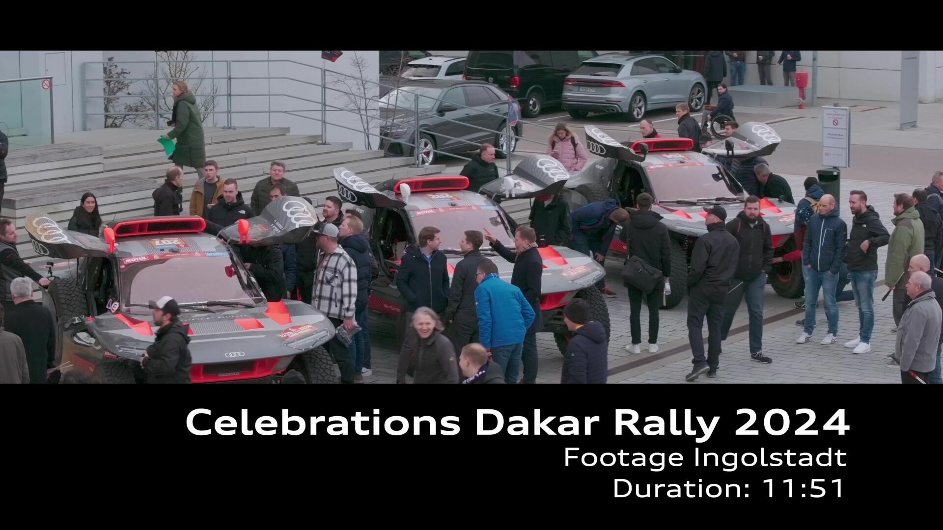 Footage: Siegesfeier Rallye Dakar 2024