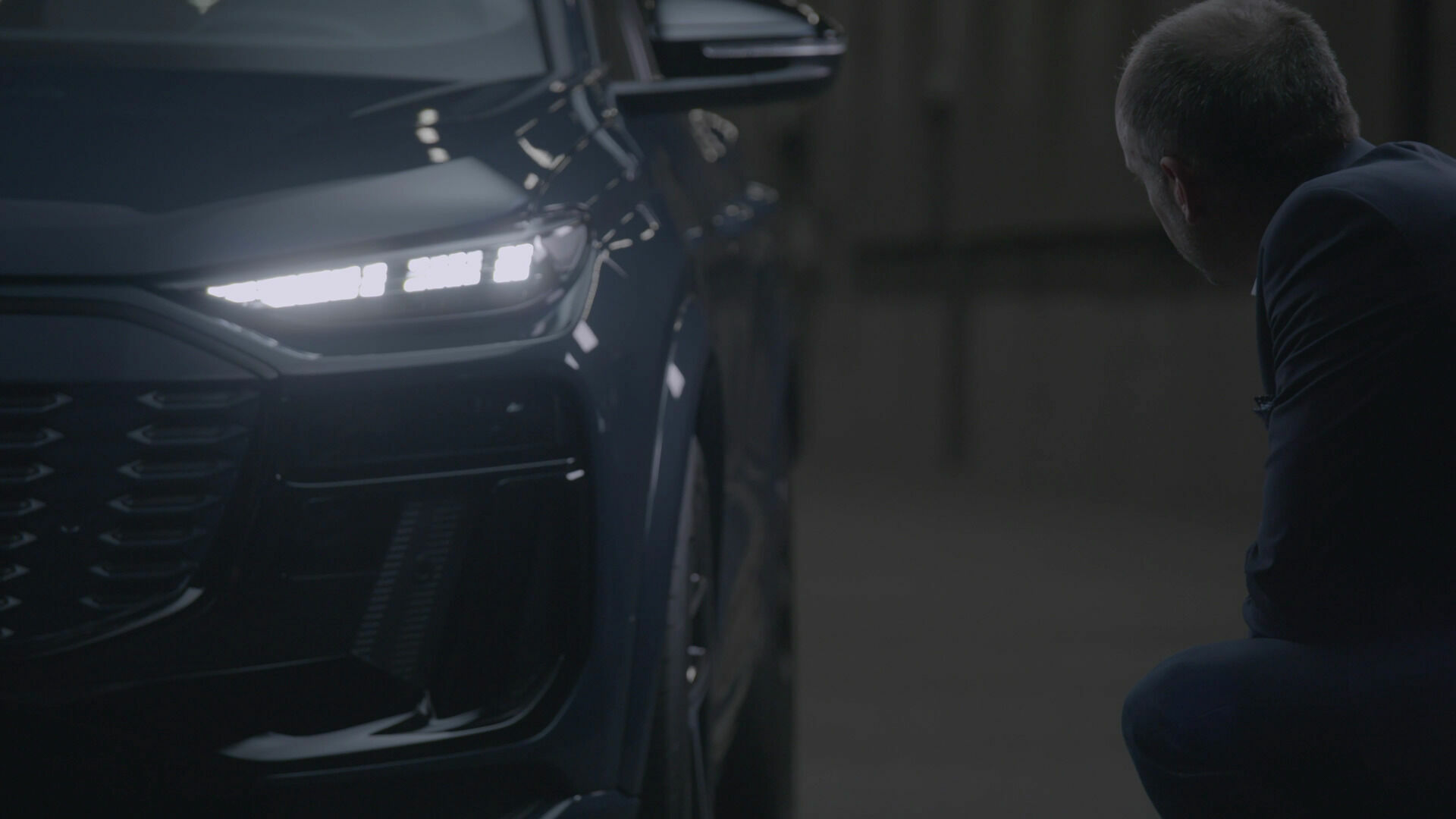 The light technology of the Audi Q6 e-tron
