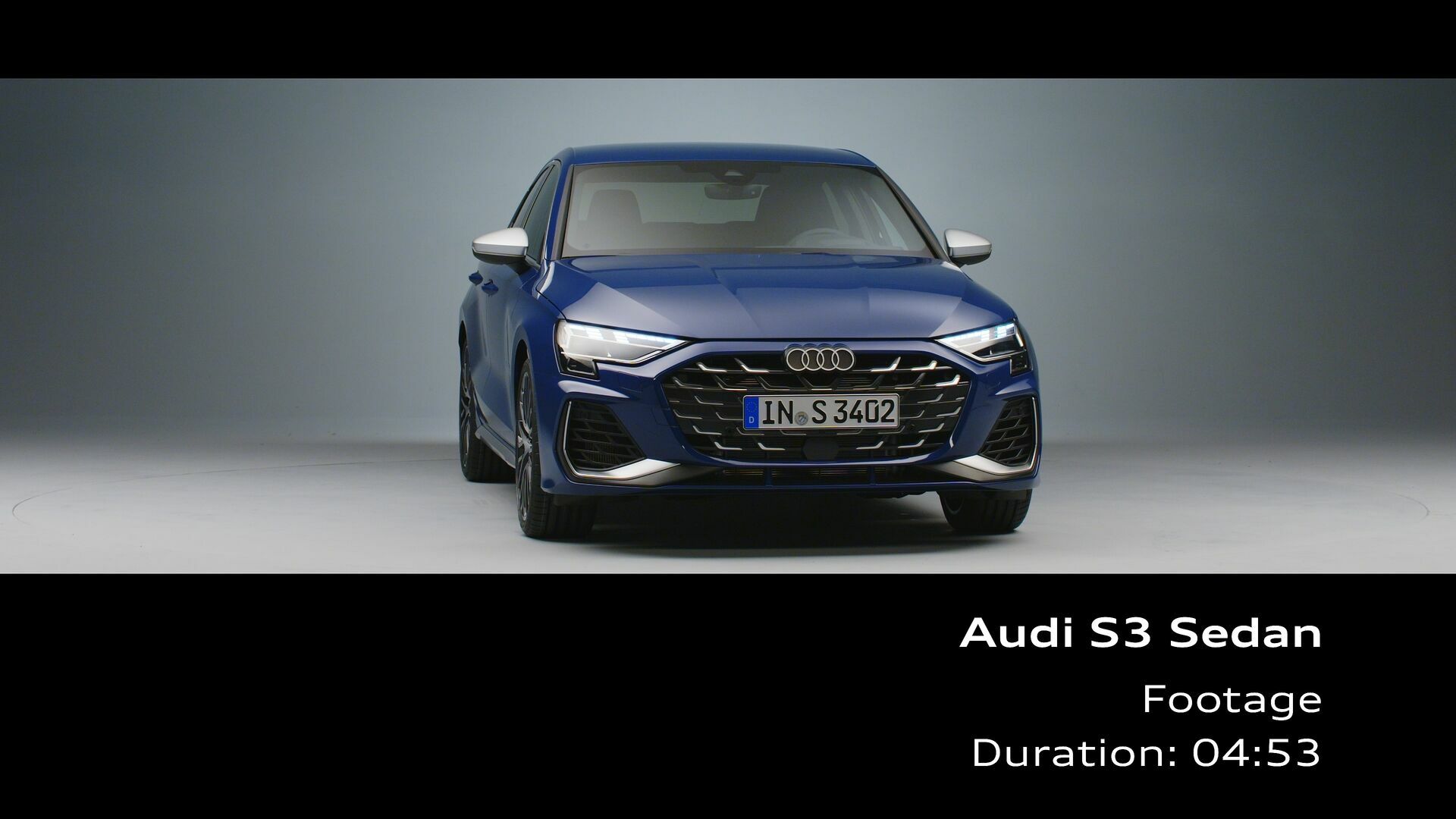 Audi S3 Limousine – Footage (Studio)
