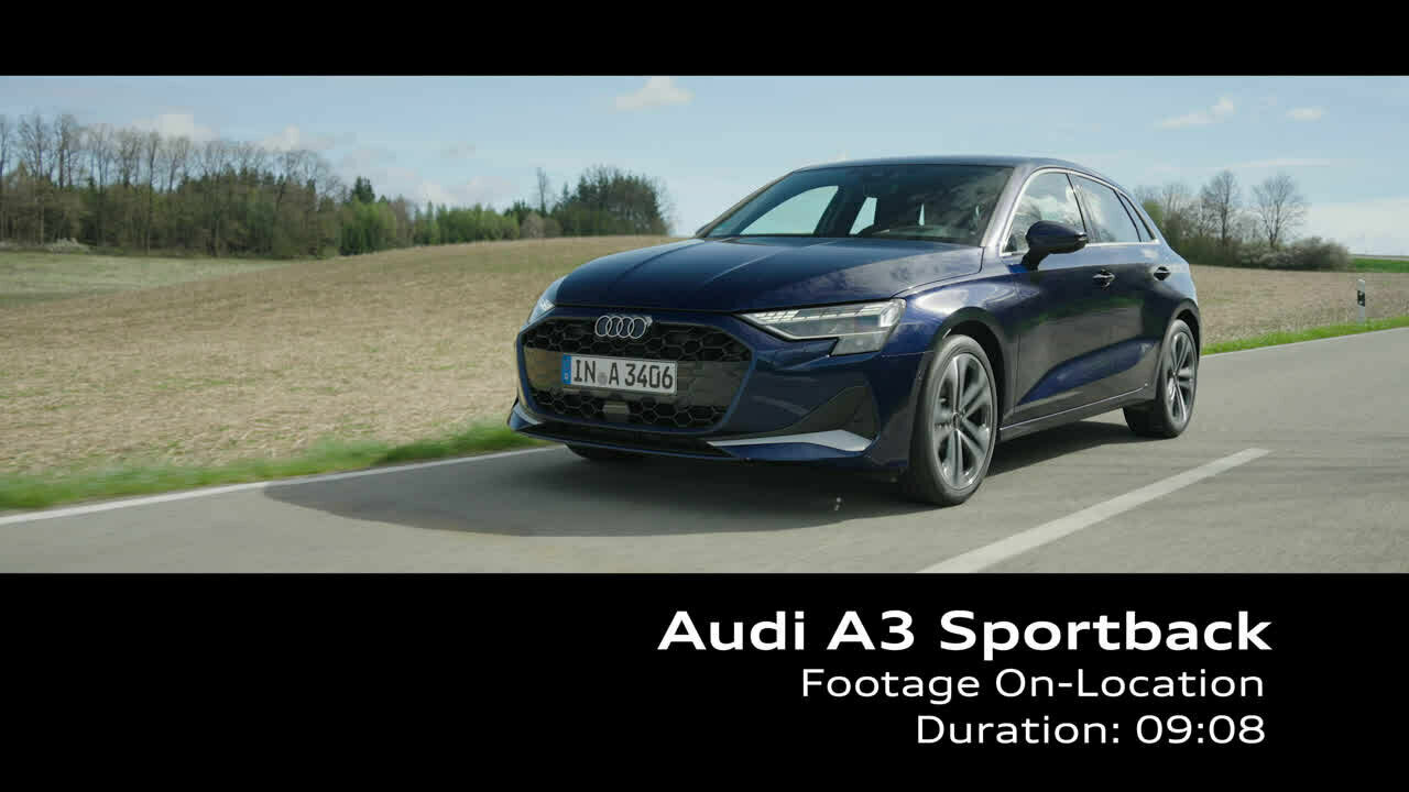 Audi A3 Sportback   Footage (on-Location)