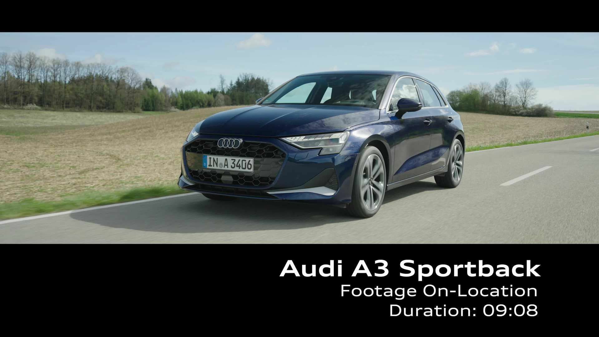 Audi A3 Sportback – Footage (on location)