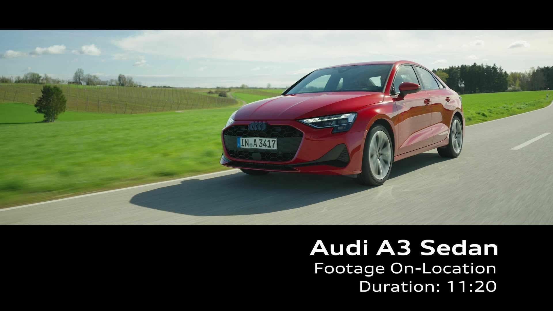 Audi A3 Sedan – Footage (on location)