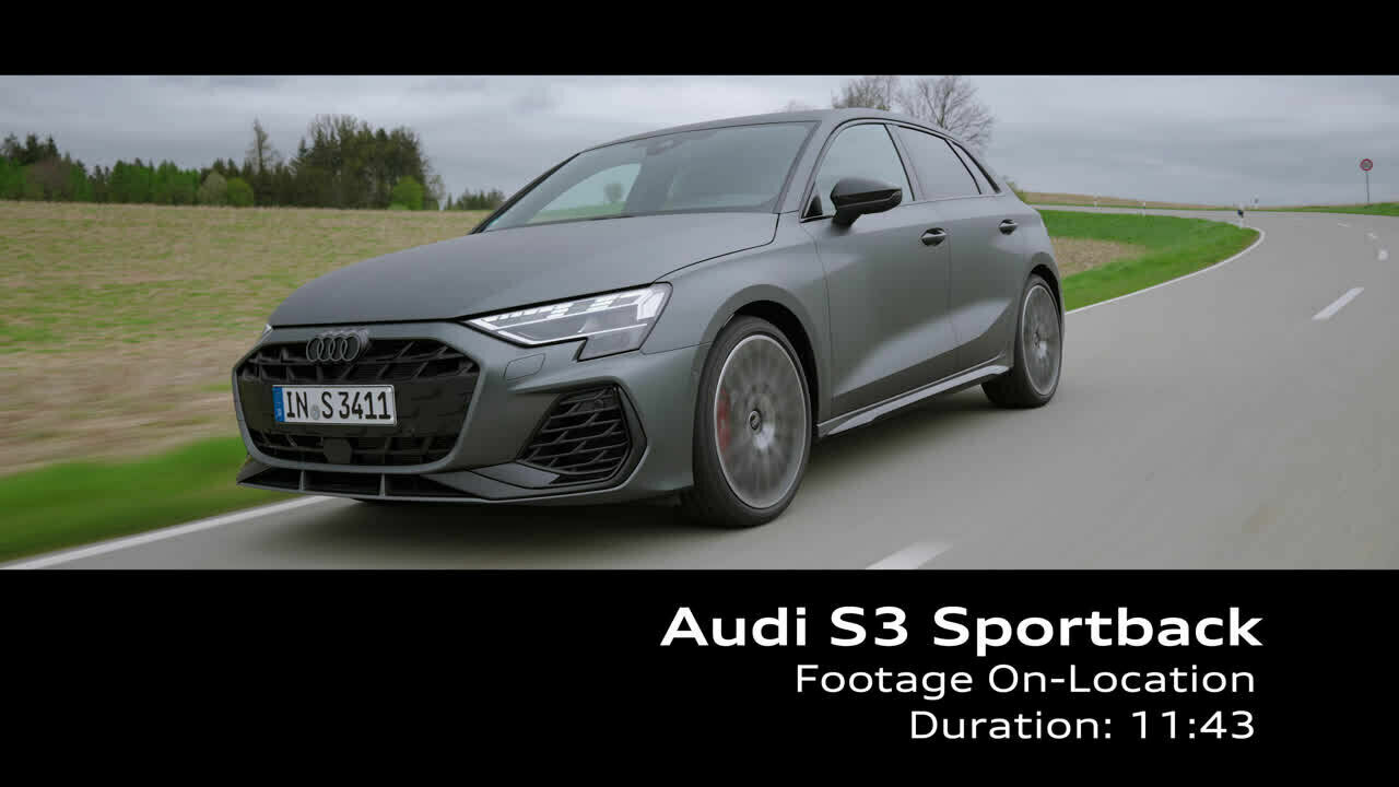 Audi S3 Sportback   Footage (on-Location)