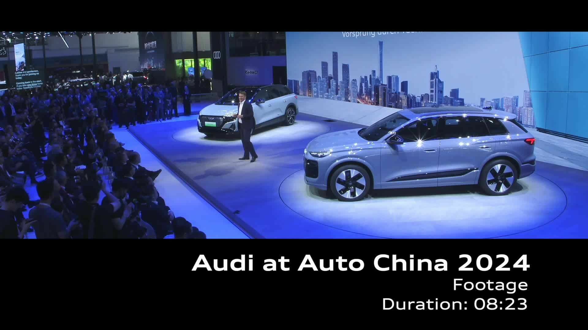 Audi auf der Auto China 2024 – Footage