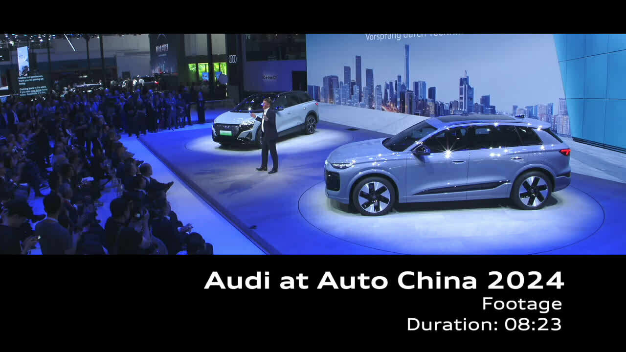 Audi at Auto China 2024   Footage