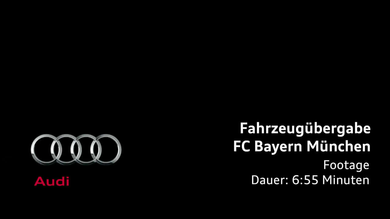 FC Bayern Fahrzeugübergabe – Footage