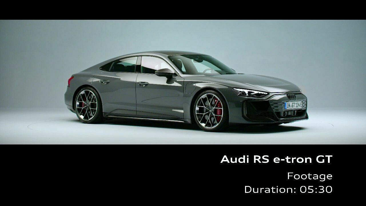 Audi RS e-tron GT - Footage (Studio)