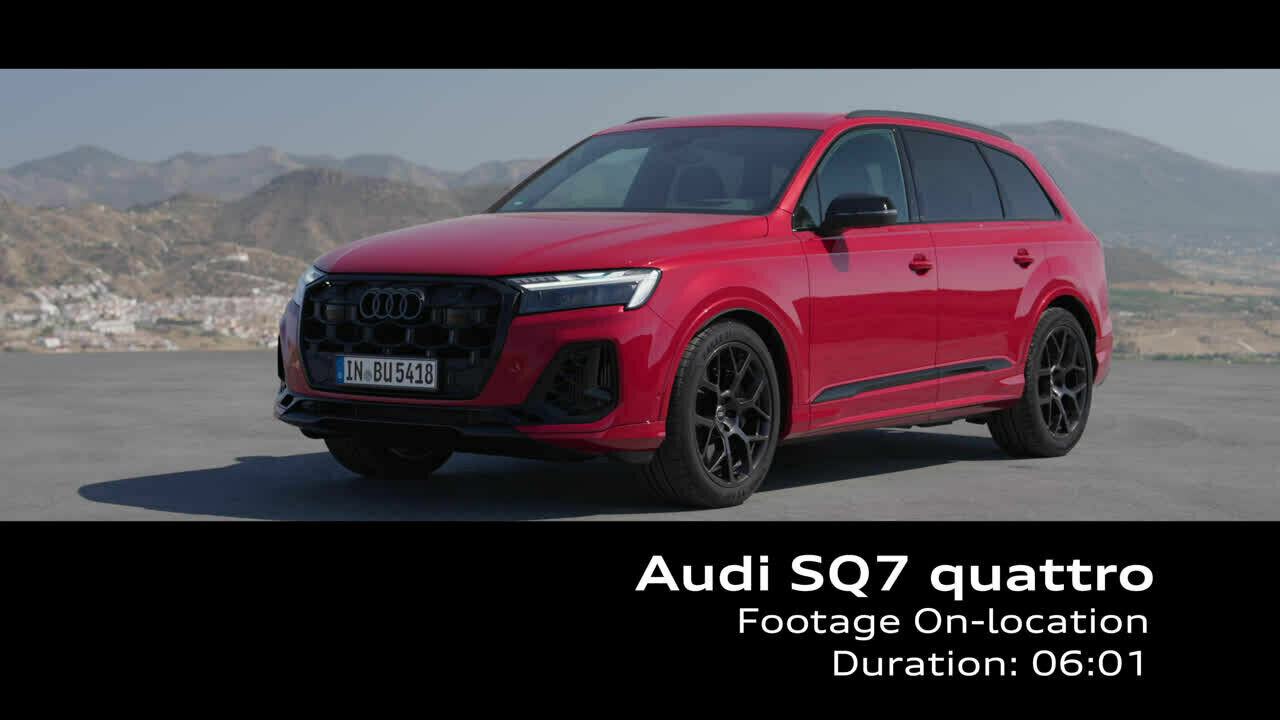 Audi SQ7 quattro – Footage (On-Location)