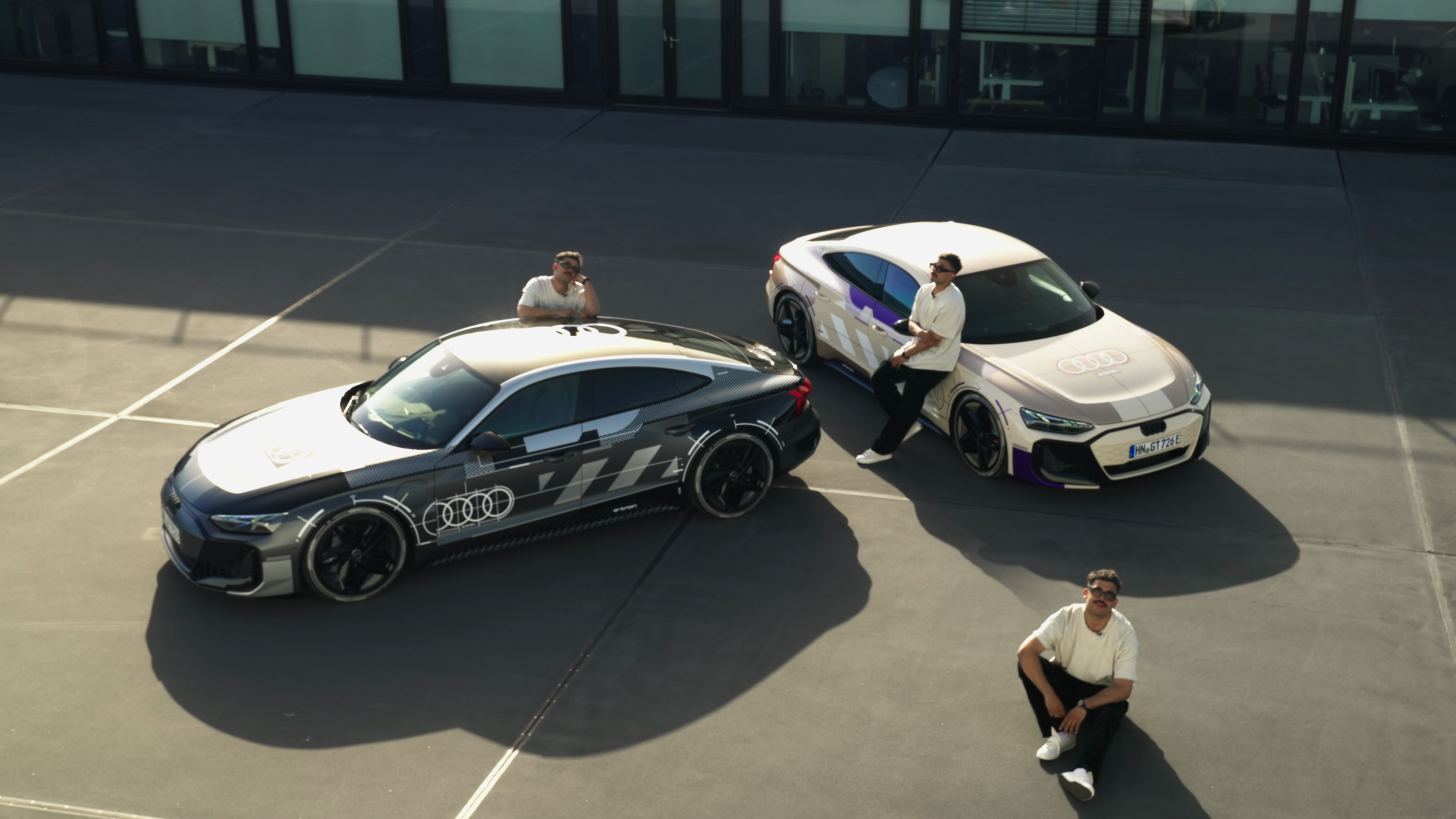 Das Livery Design des Audi e-tron GT Prototyp