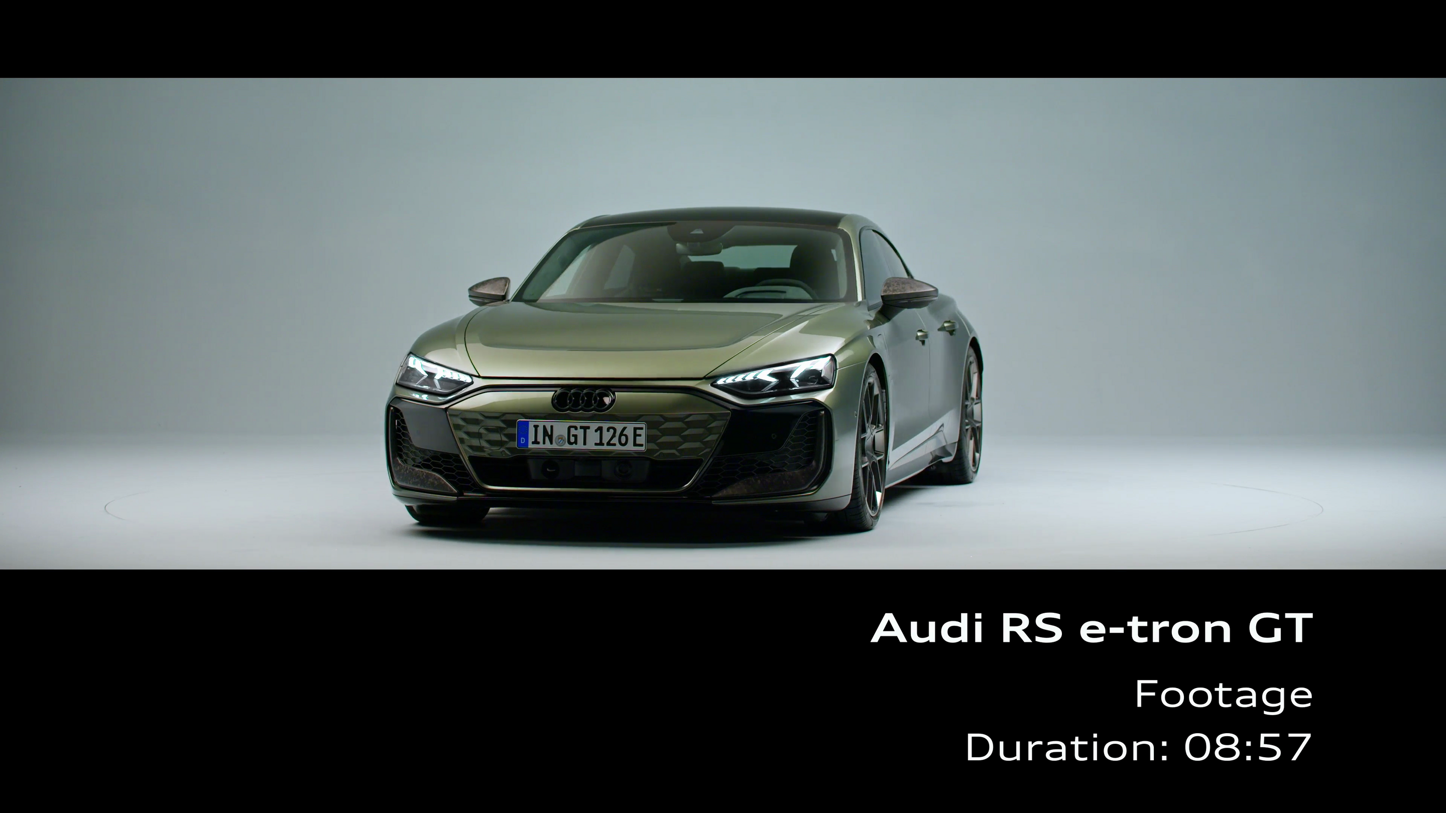 Audi RS e-tron GT performance – Footage (Studio)