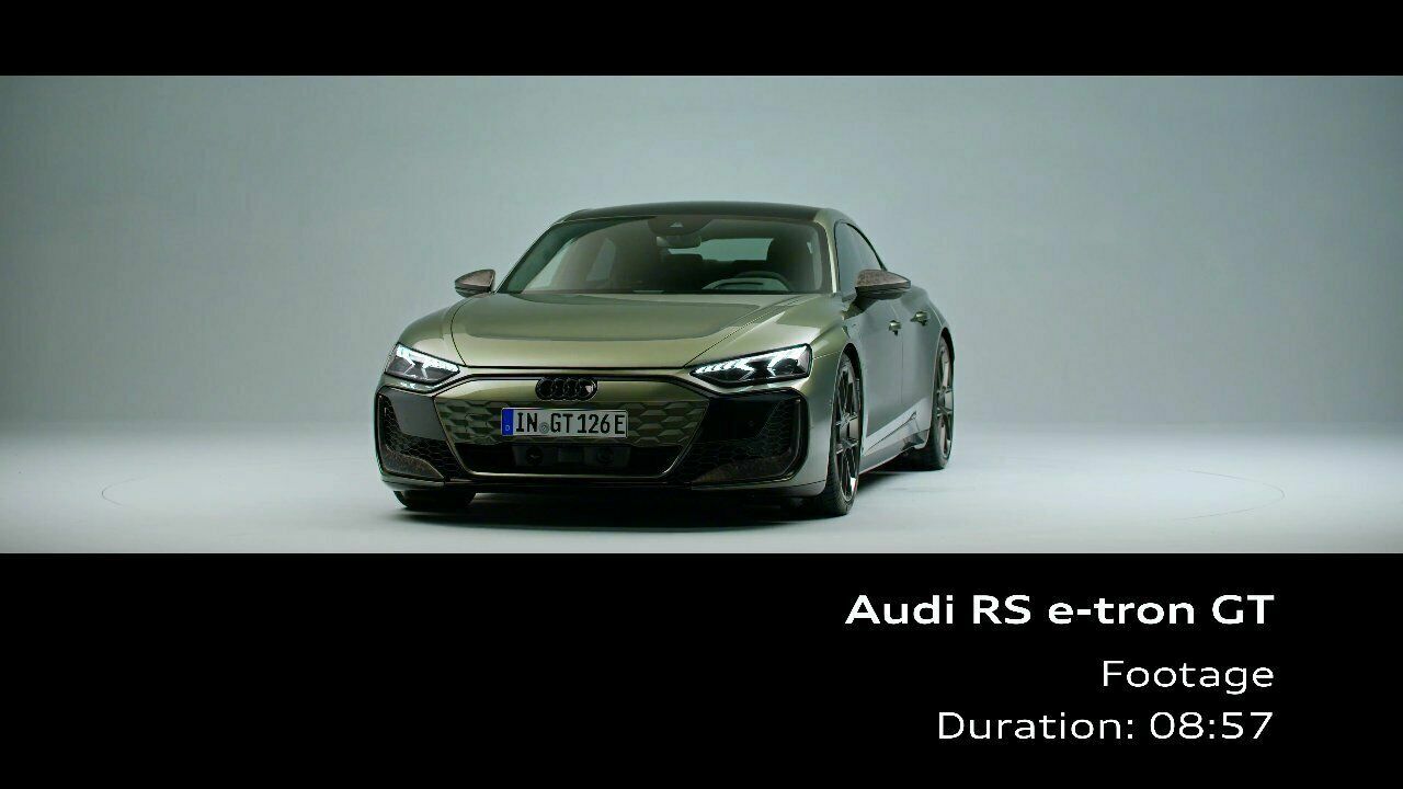 Audi RS e-tron GT performance - Footage (Studio)