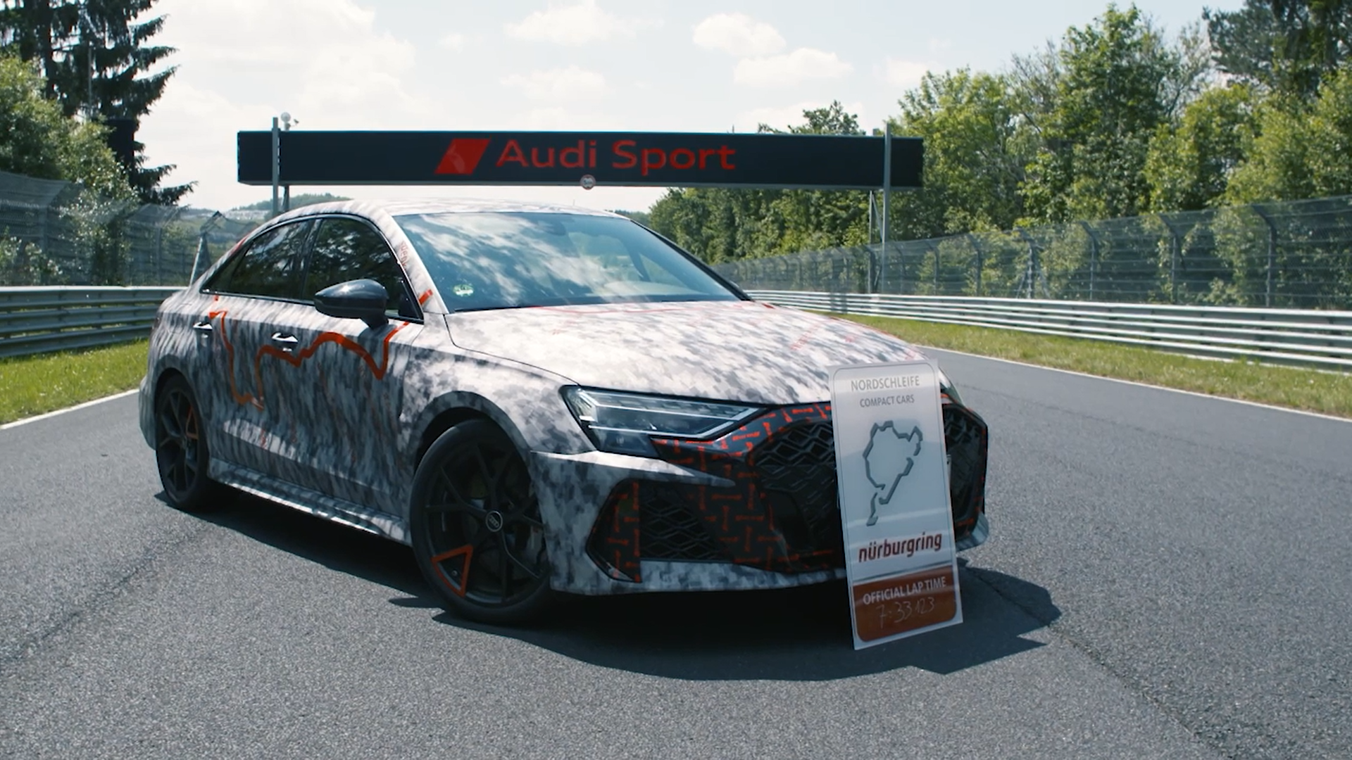 Audi RS 3: Rekordfahrt auf der Nürburgring-Nordschleife