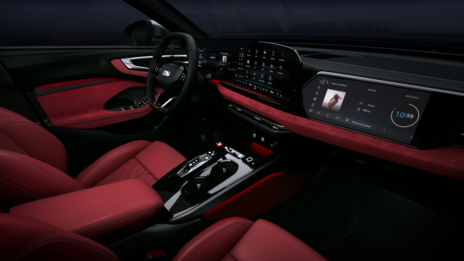 Audi S5 Avant – Interieurdesign – Animation