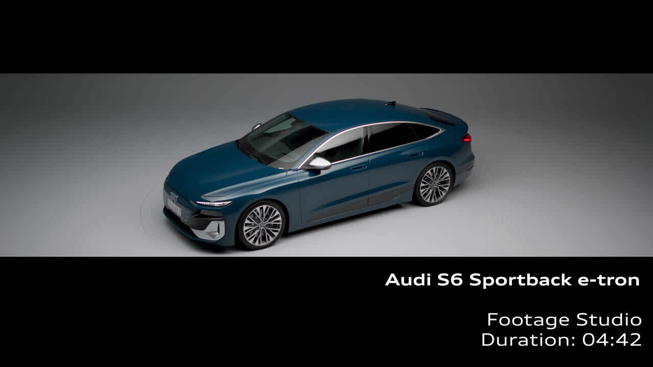 Audi S6 Sportback e-tron – Footage (Studio)