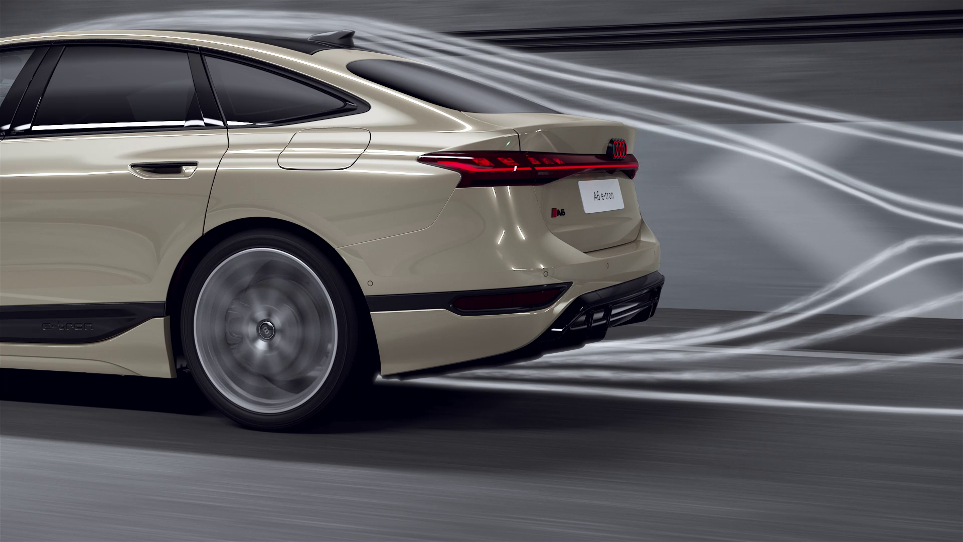 Audi A6 Sportback e-tron – Efficiency technologies and aerodynamics – Animation