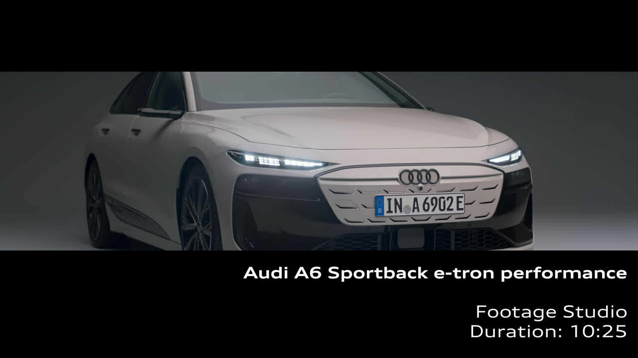 Audi A6 Sportback e-tron performance – Footage (Studio)