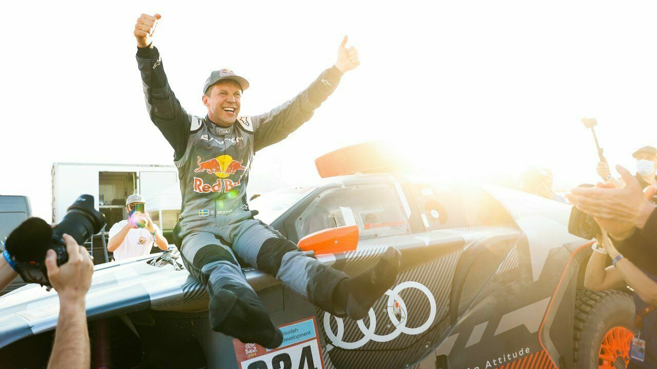 Audi says:  Thank you, Mattias Ekström!