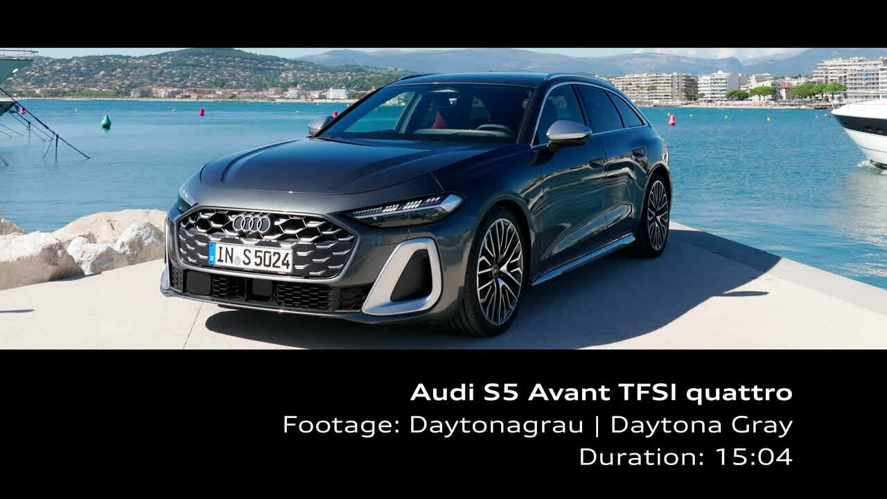 Audi S5 Avant Daytonagrau – Footage (On-Location)