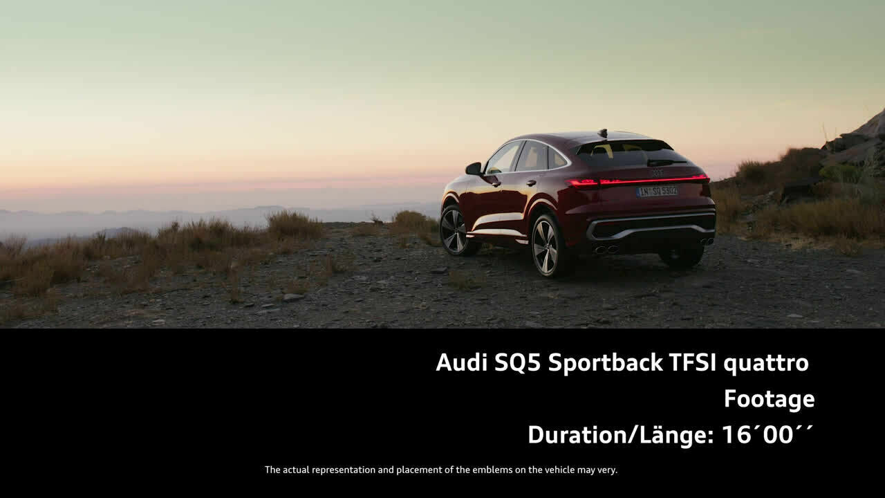 Audi Q5 Sportback, Audi SQ5 Sportback – Footage (dynamisch)