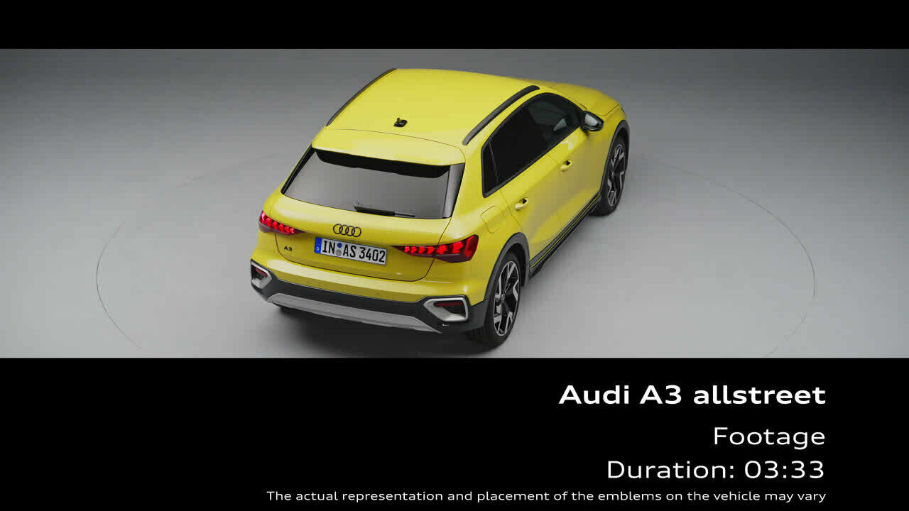 Audi A3 allstreet   Footage (Studio)